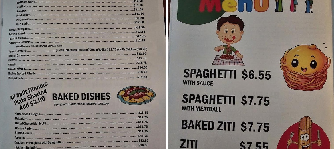 Brother Bruno Menu