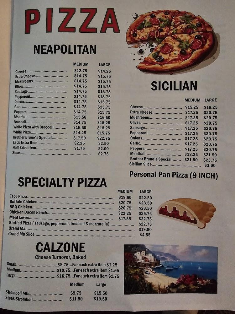 Brother Bruno Menu image 1